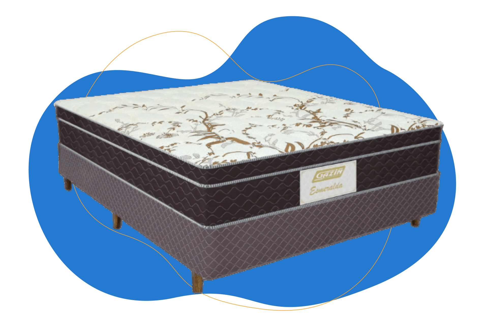 Cama Box Esmeralda Gazin