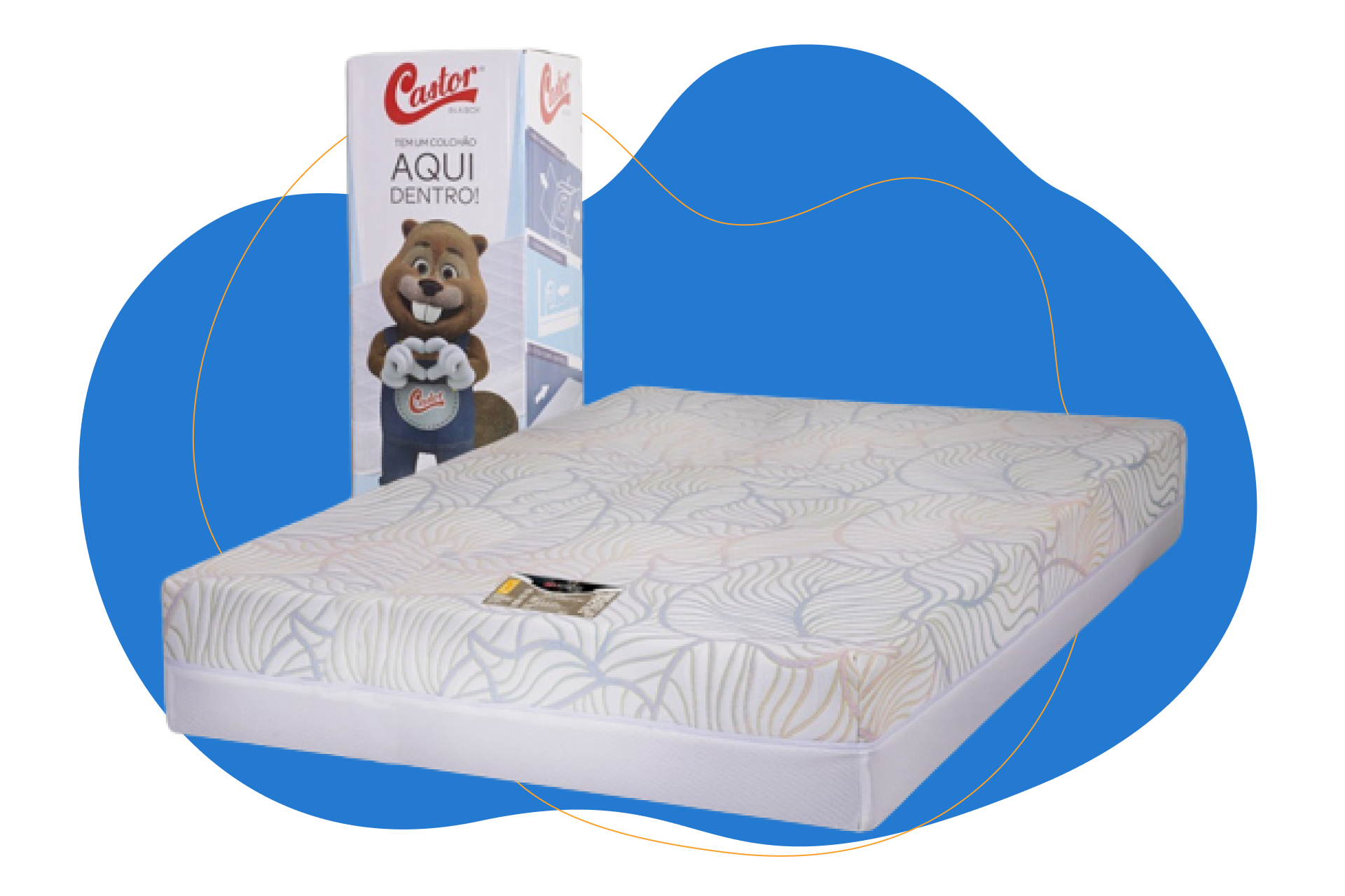 Colchão King Castor Vitagel Space Double Face D33