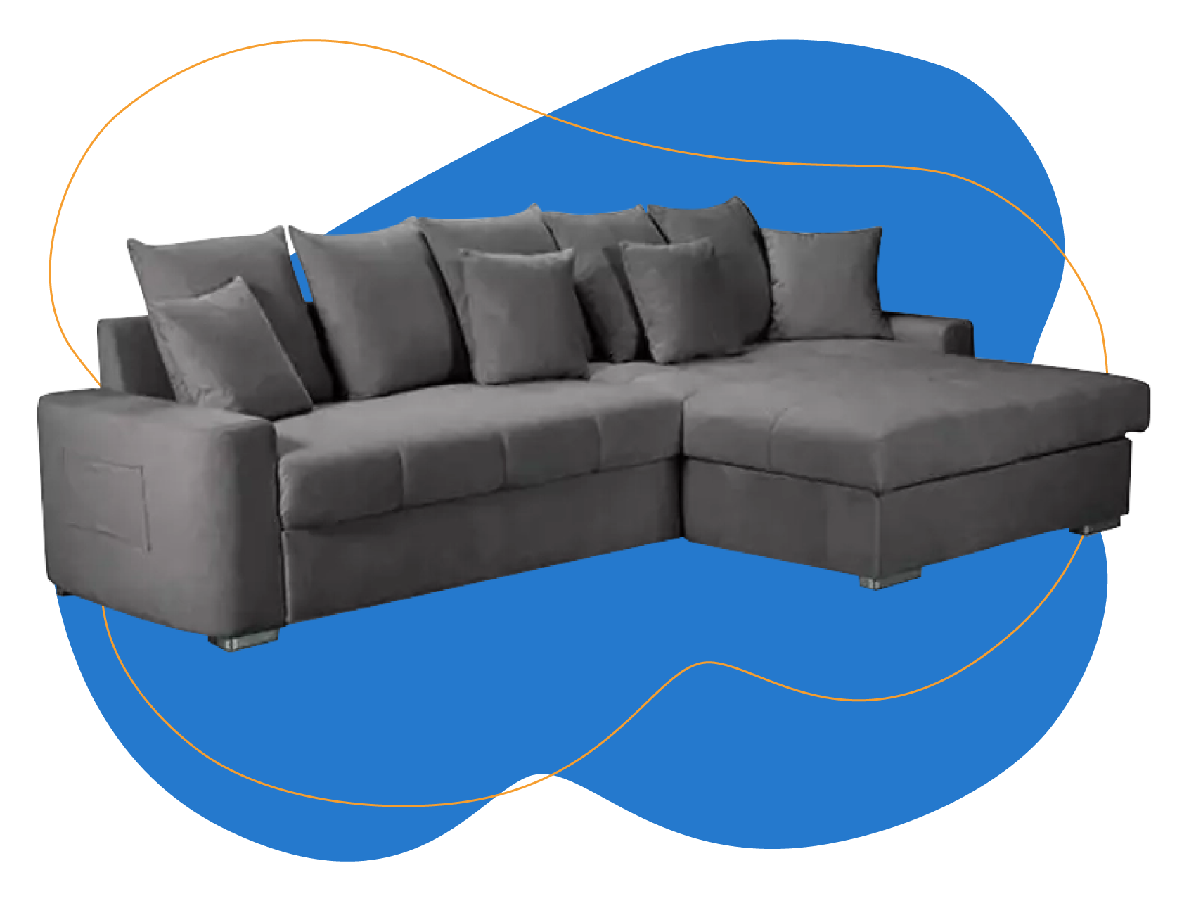 sofá cama chaise longue salva