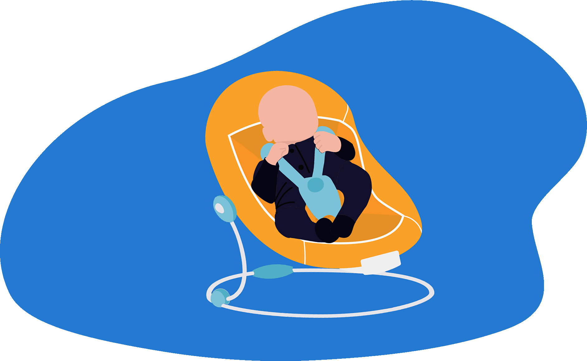 Espreguiçadeira para bebé