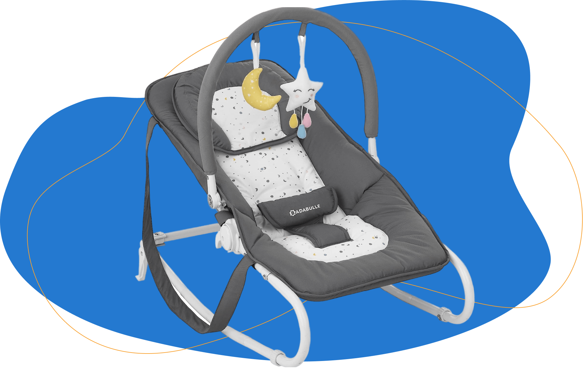 espreguiçadeira badabulle easy moonlight