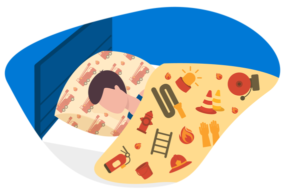 Roupa de cama de criança