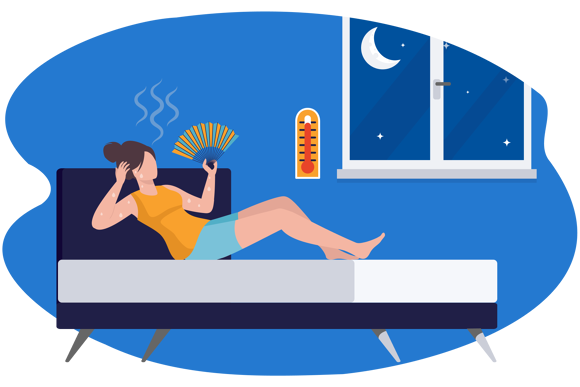 Como dormir no calor