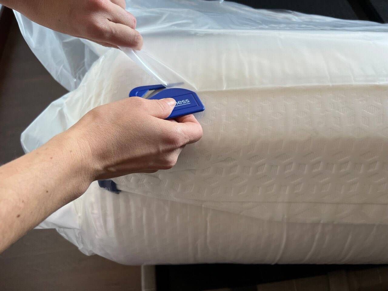 remocao da camada de plastico