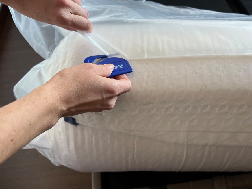 remocao da camada de plastico