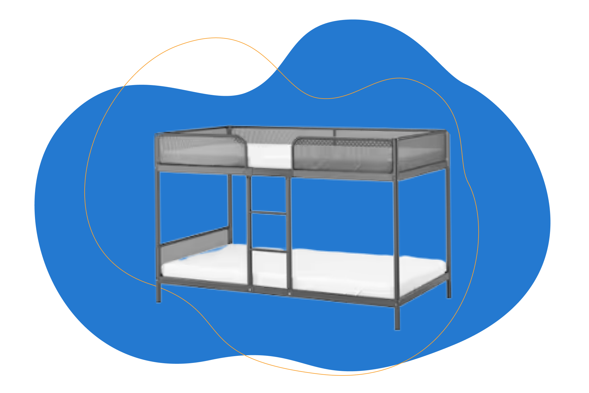 Cama IKEA Tuffing beliche para crianças