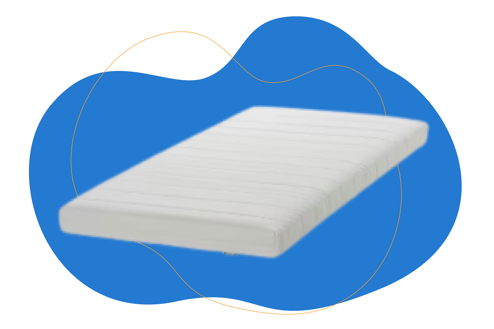 Colchão Asvang firme branco