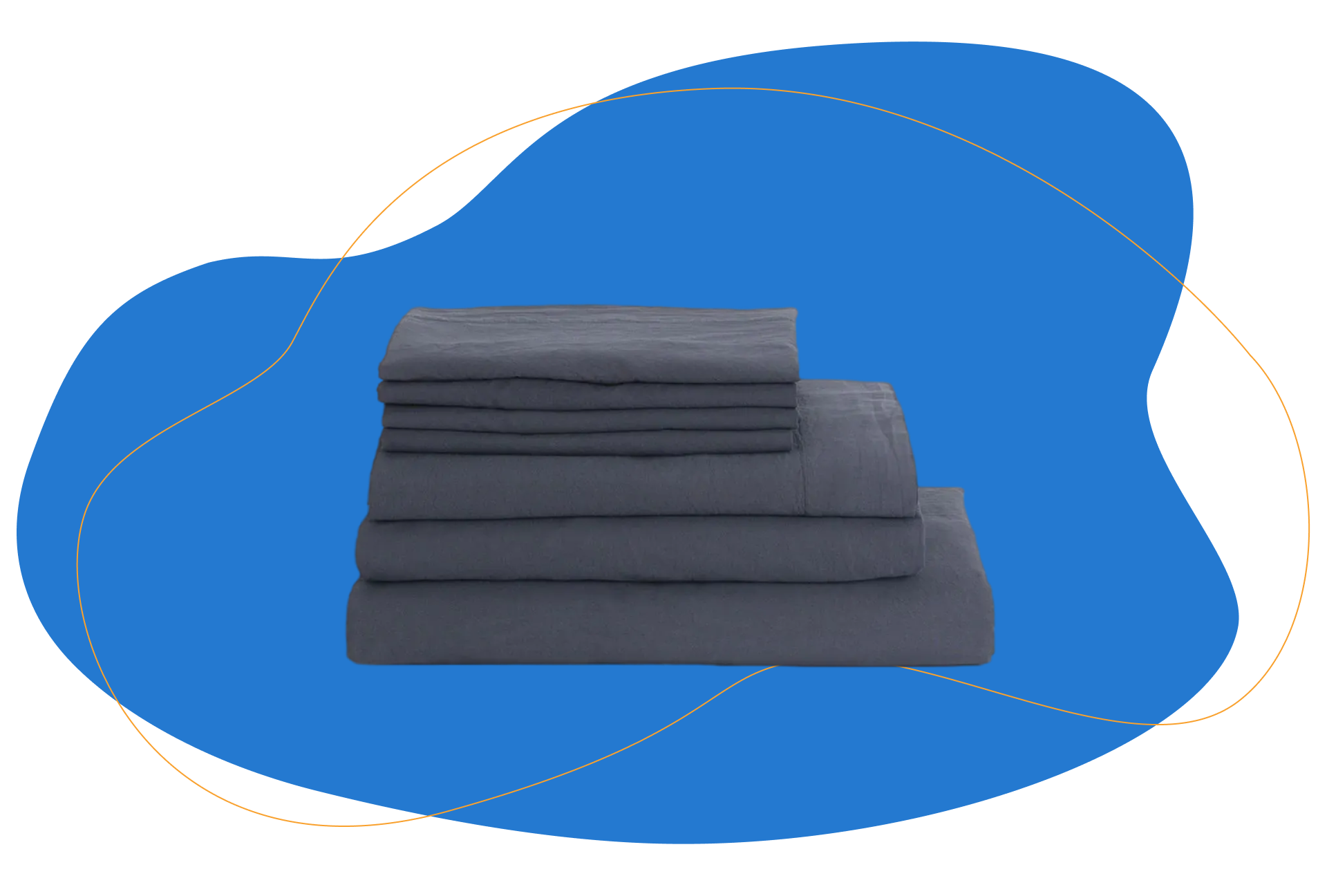 conjunto lençóis percal stonewash