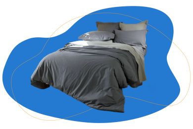 saco edredon percal stonewash colmol