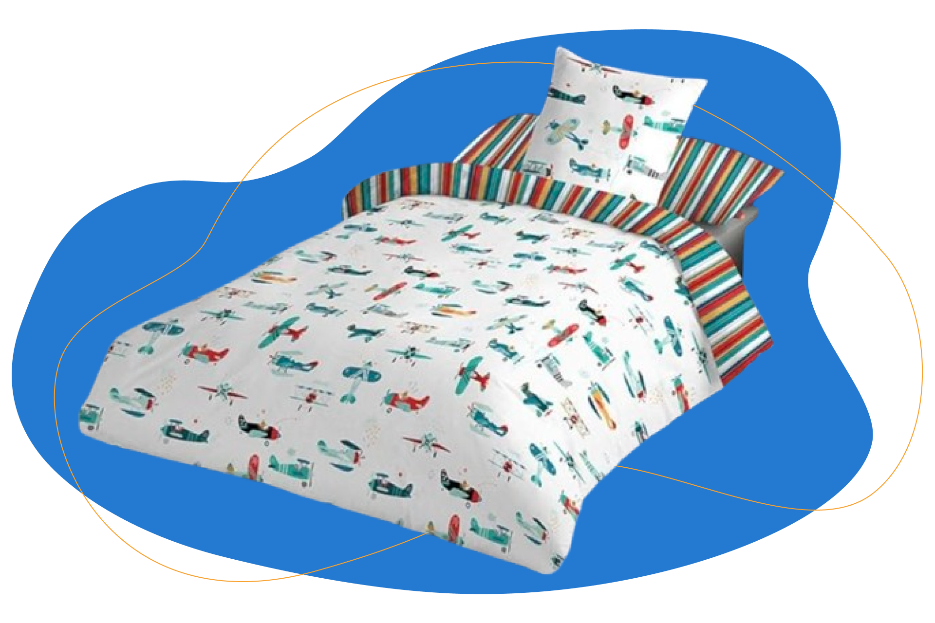 Conjunto de roupa de cama criança Cotton ARTean