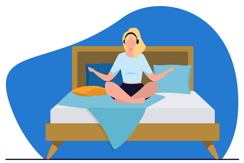 meditar antes de dormir